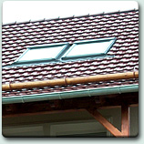 Pfannendach mit Dachfenster von Velux